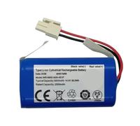14.4V 2600mah Rechargeable Lithium Battery,Compatible For Ilife,A4s A6 V7s Plus A9s W400 Robot Vacuum Cleaner M26-4S1P B(2600mAh)