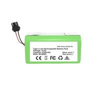 14.4V 4Ah Replacement Lithium Battery,Compatible For Conga,Compatible For Ecovacs,N79 N79S DN622,30 35C(2Pcs 3500mAh)