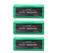 14.4V 5800mah Vacuum Cleaner NiMH Rechargeable Battery,Compatible For Libero M606,Compatible For Devil 0606004 M606 For V-M600/M606 V-BOT(3pcs)