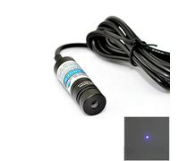 14.5x48mm azul violeta ajustado Láser 405nm 20mw 5V Diodo Dot Laser Módulo con lente de vidrio