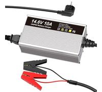 14,6V 10A Cargador de batería LiFePO4 para baterías Recargables de Ciclo Profundo de fosfato de Hierro y Litio de 12V (12,8V)