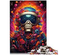 14.96" x 20.47" Rompecabezas para adultos, rompecabezas astronauta, juego estimulante, regalos con póster y hoja de preguntas y respuestas 1000 piezas para adultos