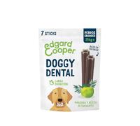 Edgard & Cooper Dental Sticks Manzana y Eucalipto para Perros L - 7 sticks
