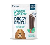 Edgard & Cooper Dental Sticks Menta y Fresa para Perros M - 7 sticks