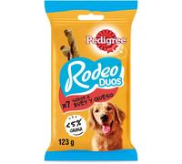 7 barritas Pedigree Rodeo Duos Snack Queso y Buey para Perros