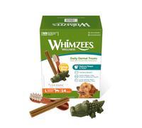 14 barritas Whimzees Snacks Dentales Naturales para perros de raza grande