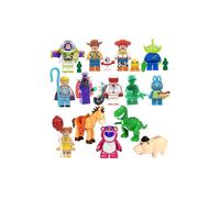 14 bloques de construcción de Toy Story: minifigura del soldado verde Zach, caballo Corazón Rojo y cachorro