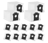 14 Bolsas Compatibles con Dreame L40 X40 X50 Ultra Complete/L10s Pro Ultra Heat/D10 Plus Gen 2/L10s Ultra Gen 2/L10s Plus/Mova E30 Ultra Accesorios de Aspiradora De Repuesto,Gran capacidad (14-PCS)