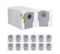 14 Bolsas de Repuesto Aspiradoras Compatibles con Roborock Q Revo,Accesorios Bolsa de Polvo para Q Revo Automáticas Aspirador
