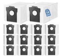 14 bolsas para aspiradora Dreame L40s Pro Ultra/L10s Ultra Gen 2/Gen 3/X50 Ultra Complete, para Dreame X40/L10/X20/X30/L50/Aqua10 Ultra, para Mova P50/Z60/P10/E30/V50