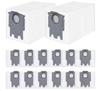 14 bolsas para aspiradora Roborock QV 35A/Qrevo S5V/QV35S/Saros 10/10R/Z70/Qrevo/Q Revo/S/Qrevo Pro/Plus/MaxV/Master/Curv/Edge/S5X/Qrevo Edge S5A/S8 MaxV/Qrevo Slim Robot Aspiradora Accesorios Piezas