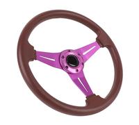 14 -Colle -Auto Har Rueda, Comodidad Mejorada del Elegante Volante de Carreras Durabilidad Larga con Botón para el Adaptador de 6 Agujeros de Agujero (#14)