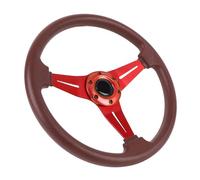 14 -Colle -Auto Har Rueda, Comodidad Mejorada del Elegante Volante de Carreras Durabilidad Larga con Botón para el Adaptador de 6 Agujeros de Agujero (#12)