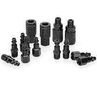 14 conectores de línea de aire, accesorios de compresor de manguera de aire de 1/4 pulgadas NPT y kit de enchufe, conector macho hembra, accesorios de herramientas de aire y accesorios de compresor de