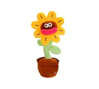 14 Dancing Singing Sunflower Toy for Kids Electric Plush Toy Musical Doll Holiday Ornament Lovely Flower Stuffed Toy
