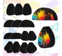 14 esponjas de maquillaje, esponjas de pintura facial, maquillaje profesional, pintura corporal, Halloween, Navidad, festivales, trabajos artísticos, 6 Forma