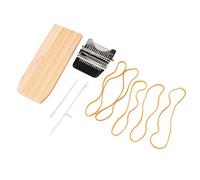 14 Ganchos Telar de Madera Kit de Telarde Zurcir Pequeño Mini Máquina de Telar Portátil Herramienta de Reparación de Tejido de Bricolaje Rectangular Tejer A Mano Manualidades de Bricolaje Agujeros