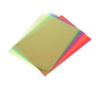 14 Hojas Láminas de Filtro de Lectura A4 de PVC Estudiantes | Translúcidas, Apoyo Visual y Concentración, para Aula y Sesiones Guiadas