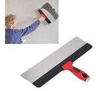 14 Inch Stainless Steel Putty Cutter, Drywall Tools with Non Slip Soft Handle, Drywall Taping Cutter for Applying and Smoothing Plaster Adhesive Paint