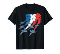 14 Juillet Avions Militaires Fiesta Nacional Francesa Camiseta