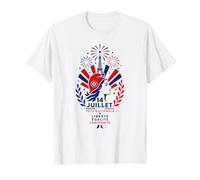 14 Juillet Fête Nationale Día de la Bastilla Francesa Camiseta