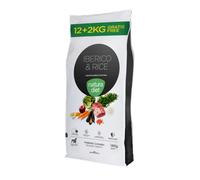 14 kg (12 + 2 kg ¡gratis!) Natura Diet Ibérico y Arroz pienso para perros