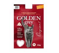 14 kg Golden Grey Arena Fina Aglomerante para gatos