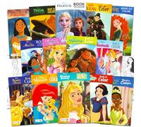 14 libros pequeños para colorear Disney Princess para niños de 4 a 8 años, 2 a 4 años, paquete de colorear a granel recompensas para el aula, premios, recuerdos de fiesta de jardín de infantes de