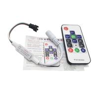 14 llaves 3 pines WS2811 / WS2812B DC5V/12V Wireless RF LED RGB controlador digital color LED tira