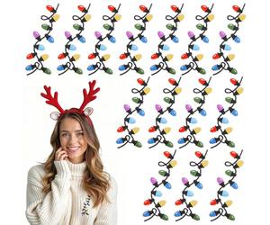 14 parches termoadhesivos para luces navideñas, parches de Navidad para planchar, apliques bordados para coser, ideales para suéteres, manualidades, ropa, vaqueros, sombreros y decoración