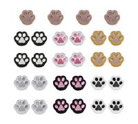 14 Pares De Parches De Tela Con Estampado De Patas De Gato, Parches De Reparación, Lindos Parches Bordados, Parches Decorativos, Accesorios De Costura Diy, Adecuados Para Ropa, Sombreros, Etc.