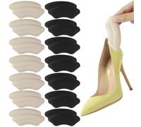 14 pares de protectores de talón para zapatos, almohadillas antideslizantes de gel para zapatos demasiado grandes, almohadillas para zapatos de tacón para hombre y mujer, relleno un mejor ajuste