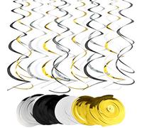 14 Pcs Guirnaldas Espirales Decorativas, Guirnalda de Espiral Colgantes Colores Reutilizables Colorful Hanging Swirls Party Streamers Decoraciones de Fiesta Serpentinas Remolino, 2 Tamaños (Tipo 2)