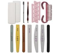 14 PCS Juego Completo de Lima y Búfer para Uñas Reutilizables, Incluye Empujadores de Cutículas, Búfer y Cortador Profesional, Accesorios para Manicura y Pedicura, Kit Manicura, Juego de Lima Uñas