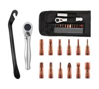 14 Piezas Bicycle Set,Bicycle Set,Kit De Herramientas De Reparación De Bicicletas,Llave Dinamométrica Juego,Juego De Carraca Bicicleta,Juego De Llaves DinamoméTricas,para reparaciones de bicicletas