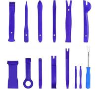 14 piezas de herramientas de extracción de paneles de puerta de automóvil para tableros de instrumentos de interior, sistema de audio de radio, clip de desmontaje (juego de 14 piezas)