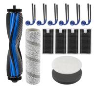 14 Piezas de Repuesto X11 OmniCyclone para Ecovacs Deebot X11 OmniCyclone, 1 Cepillo Rodillo, 1 Trapeador Rodillo, 4 Filtros, 1 Filtro Espuma Gris + 1 Blanco para Estación Base, 6 Cepillos Laterales