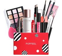 14 piezas Juego de Maquillaje, Set de Maquillaje Mujer, All in One Makeup Gift Set Incluye Eyebrow cream, Brillo de Labios, Brochas de Maquillaje, Sombra De Ojos para Mujeres Niñas