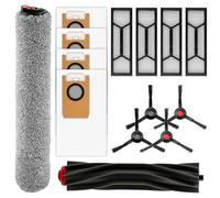(14 Piezas) Omni S1 Pro Repuestos Compatibles con Eufy Omni S1 Pro, Kit de Accesorios, 1 Cepillo Giratorio de Goma, 1 Trapeador de Rodillo, 4 Cepillos Laterales, 4 Bolsas para El Polvo, 4 Filtros HEPA