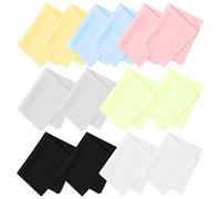 14 Piezas Paños para Limpieza de Gafas, 15x18 cm Paño de Limpieza de Lentes, Multicolor Trapos Limpia Gafas, Reutilizable Paño Microfibra Pantalla para Anteojos Tabletas Cámaras Portátiles Telefonos