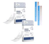 14 Piezas Tiras Blanqueadoras Dientes Con Coco, Whitening Strips, Blanqueador Dental Tiras, Suave Con El Esmalte Dental, Elimina Rápidamente La Decoloración, Apto Para Dientes Sensibles