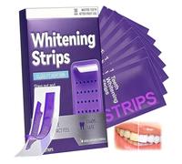 14 Piezas Tiras Blanqueadoras Moradas, Whitening Strips Anti-Deslizantes, Teeth Whitening Strips, Dientes Para El Café Vino Y Otras Manchas, Ideal Para Usar En Casa