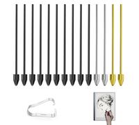 14 puntas de repuesto para lápiz capacitivo notable de 1/2 Pen, Samsung S Pen y EMR Stylus - Incluye 4 puntas de metal resistentes al desgaste + herramienta de extracción - Sensibilidad a la presión