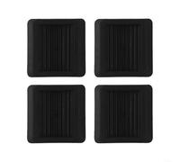 14 tapones de goma para muebles de polea antideslizante para almohadillas protectoras de suelo para ruedas con diámetro inferior a 80 mm y ancho inferior a 60 mm (4 unidades)