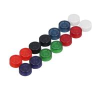14 Uds. Pedal de Efecto de Guitarra, Tablero Sintonizador de Bucle Emulador de bajo, Protector de Interruptor de Pie y Tapa de Clavo