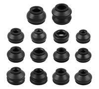 14 unidades de manguitos para el polvo de la articulación esférica del coche, funda protectora y tapa antipolvo para rótulas y rótulas, funda de goma universal apta para coche y motocicleta