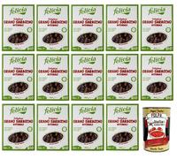 14 x Felicia Tortiglioni di Grano Saraceno Integrale,Pasta con trigo sarraceno 100% orgánico, orgánico y natural, sin gluten, paquete de 340 g + lata italiana gourmet Polpa di Pomodoro de 400 g