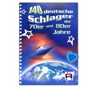 140 Deutsche Schlager los de 70 y 80 años - Songbook con Bunter herzförmiger - Partituras boe7882 9783865439789