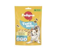 140 g Pedigree Tasty Mini Snacks Sabor Queso y Buey para Perros