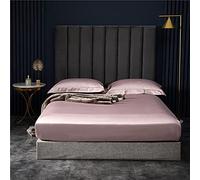 140 láminas de algodón de Alta Gama Cama colchón de Hotel de Color Protector de Hotel y Reina-Pink_245*270cm (1pcs)